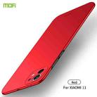 For Xiaomi Mi 11 MOFI Frosted PC Ultra-thin Hard Case(Red) - 1