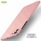 For Xiaomi Mi 11 MOFI Frosted PC Ultra-thin Hard Case(Rose Gold) - 1