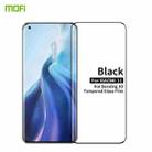 For Xiaomi Mi 11 MOFI 9H 3D Explosion Proof Hot Bending Full Screen Covered Tempered Glass Film(Black) - 1