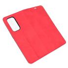 For OnePlus 9 Retro-skin Business Magnetic Suction Leather Case with Holder & Card Slots & Wallet(Red) - 7