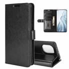 For Xiaomi Mi 11 R64 Texture Single Horizontal Flip Protective Case with Holder & Card Slots & Wallet& Photo Frame(Black) - 1