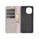 For Xiaomi Mi 11 Retro-skin Business Magnetic Suction Leather Case with Holder & Card Slots & Wallet(Grey) - 4