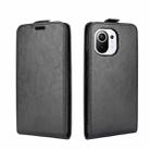 For Xiaomi Mi 11 R64 Texture Single Vertical Flip Leather Protective Case with Card Slots & Photo Frame(Black) - 2