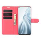For Xiaomi Mi 11 Litchi Texture Horizontal Flip Protective Case with Holder & Card Slots & Wallet(Red) - 5