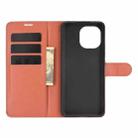 For Xiaomi Mi 11 Litchi Texture Horizontal Flip Protective Case with Holder & Card Slots & Wallet(Brown) - 4
