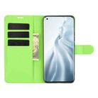 For Xiaomi Mi 11 Litchi Texture Horizontal Flip Protective Case with Holder & Card Slots & Wallet(Green) - 5