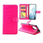 For Xiaomi Mi 11 Crazy Horse Texture Leather Horizontal Flip Protective Case with Holder & Card Slots & Wallet & Photo Frame(Rose Red) - 1