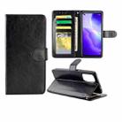 For OPPO Reno5 5G Crazy Horse Texture Leather Horizontal Flip Protective Case with Holder & Card Slots & Wallet & Photo Frame(Black) - 1