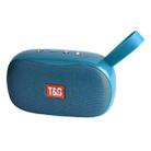 T&G TG173 TWS Subwoofer Bluetooth Speaker With Braided Cord, Support USB / AUX / TF Card / FM(Green) - 1