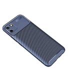 For OPPO Realme C20 Carbon Fiber Texture Shockproof TPU Case(Blue) - 2