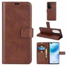 For Huawei Nova 8 Pro 5G Retro Calf Pattern Buckle Horizontal Flip Leather Case with Holder & Card Slots & Wallet(Dark Brown) - 1