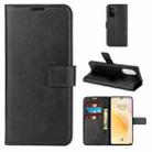 For Huawei Nova 8 5G Retro Calf Pattern Buckle Horizontal Flip Leather Case with Holder & Card Slots & Wallet(Black) - 1