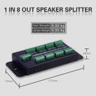 1 In 8 Out Amplifier And Sound Speaker Distributor, 8-Area Sound Source, Signal Distribution Panel, Audio Input, 300W Per Channel - 8