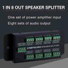 1 In 8 Out Amplifier And Sound Speaker Distributor, 8-Area Sound Source, Signal Distribution Panel, Audio Input, 300W Per Channel - 9