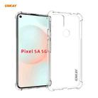 For Google Pixel 5A 5G Hat-Prince ENKAY Clear TPU Shockproof Case Soft Anti-slip Cover - 1