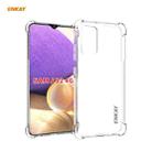 For Samsung Galaxy A32 4G Hat-Prince ENKAY Clear TPU Shockproof Case Soft Anti-slip Cover - 1