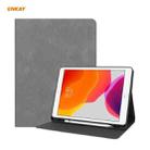 ENKAY ENK-8023 Cow Texture PU Leather + TPU Smart Case with Pen Slot for iPad 10.2 2021 / 2020 / 2019(Grey) - 1