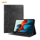 ENKAY ENK-8026 Cow Texture PU Leather + TPU Smart Case with Pen Slot for Samsung Galaxy Tab S8 / Galaxy Tab S7 11.0 T870 / T875(Black) - 1