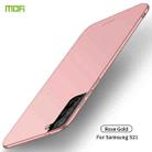For Samsung Galaxy S21 5G MOFI Frosted PC Ultra-thin Hard Case(Rose gold) - 1