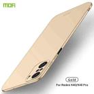 For Xiaomi Redmi K40 / K40 Pro MOFI Frosted PC Ultra-thin Hard Case(Gold) - 1