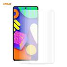 For Samsung Galaxy F62 10 PCS ENKAY Hat-Prince 0.26mm 9H 2.5D Curved Edge Tempered Glass Film - 1