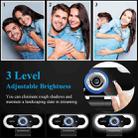 C13 1080P High-Definition Touch 3-level Brightness Web Camera Fill Light Camera Live Webcast Webcam with Tripod - 15