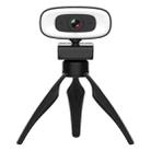 C10 2K HD Without Distortion 360 Degrees Rotate Three-speed Fill Light USB Free Drive Webcams, Built-in Clear Sound Microphone - 1