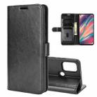For wiko view 5 R64 Texture Single Horizontal Flip Protective Case with Holder & Card Slots & Wallet& Photo Frame(Black) - 1
