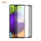 For Samsung Galaxy A52 5G / 4G 5pcs ENKAY Hat-Prince Full Glue 0.26mm 9H 2.5D Tempered Glass Full Coverage Film - 1