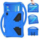 For Lenovo Tab 4 10 Plus TB-X704F/N/L/V EVA Flat Anti Falling Protective Case Shell with Holder(Blue) - 1