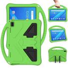 For Lenovo Tab 4 10(TB-X304F/N) EVA Flat Anti Falling Protective Case Shell with Holder(Green) - 1