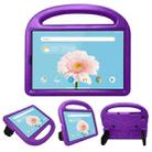 For Lenovo Tab M10 10.1 Sparrow Style EVA Material Children Shockproof Casing Shell(Purple) - 1