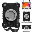 PC + Silicone Shockproof Combination Case with 360 Degree Rotating Holder & Handle & Shoulder Strap For iPad mini 5 / mini 4(Black+Gray) - 1