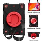 PC + Silicone Shockproof Combination Case with 360 Degree Rotating Holder & Handle & Shoulder Strap For iPad mini 5 / mini 4(Black+Red) - 1