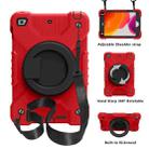 PC + Silicone Shockproof Combination Case with 360 Degree Rotating Holder & Handle & Shoulder Strap For iPad mini 5 / mini 4(Red+Black) - 1