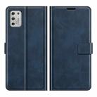 For Motorola G Stylus 2021 Retro Calf Pattern Buckle Horizontal Flip Leather Case with Holder & Card Slots & Wallet(Blue) - 1