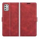 For Motorola G Stylus 2021 Retro Calf Pattern Buckle Horizontal Flip Leather Case with Holder & Card Slots & Wallet(Red) - 1