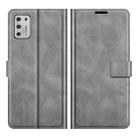 For Motorola G Stylus 2021 Retro Calf Pattern Buckle Horizontal Flip Leather Case with Holder & Card Slots & Wallet(Grey) - 1