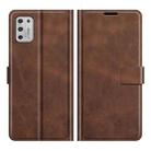 For Motorola G Stylus 2021 Retro Calf Pattern Buckle Horizontal Flip Leather Case with Holder & Card Slots & Wallet(Dark Brown) - 1