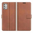 For Motorola G Stylus 2021 Retro Calf Pattern Buckle Horizontal Flip Leather Case with Holder & Card Slots & Wallet(Light Brown) - 1