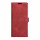 For Alcatel 1L 2021 Retro Calf Pattern Buckle Horizontal Flip Leather Case with Holder & Card Slots & Wallet(Red) - 2