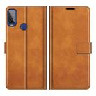 For Alcatel 1L 2021 Retro Calf Pattern Buckle Horizontal Flip Leather Case with Holder & Card Slots & Wallet(Yellow) - 1