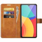 For Alcatel 1L 2021 Retro Calf Pattern Buckle Horizontal Flip Leather Case with Holder & Card Slots & Wallet(Yellow) - 3
