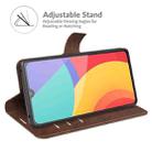 For Alcatel 1L 2021 Retro Calf Pattern Buckle Horizontal Flip Leather Case with Holder & Card Slots & Wallet(Dark Brown) - 4