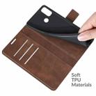 For Alcatel 1L 2021 Retro Calf Pattern Buckle Horizontal Flip Leather Case with Holder & Card Slots & Wallet(Dark Brown) - 6