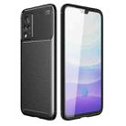 For vivo S9e Carbon Fiber Texture Shockproof TPU Case(Black) - 1