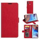 For Motorola Moto E7 Power R64 Texture Single Horizontal Flip Protective Case with Holder & Card Slots & Wallet& Photo Frame(Red) - 1