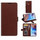 For Motorola Moto E7 Power R64 Texture Single Horizontal Flip Protective Case with Holder & Card Slots & Wallet& Photo Frame(Brown) - 1