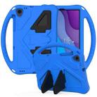 For Lenovo Tab M10 HD 2020 X306X EVA Flat Anti Falling Protective Case Shell with Holder(Blue) - 1