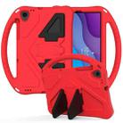 For Lenovo Tab M10 HD 2020 X306X EVA Flat Anti Falling Protective Case Shell with Holder(Red) - 1